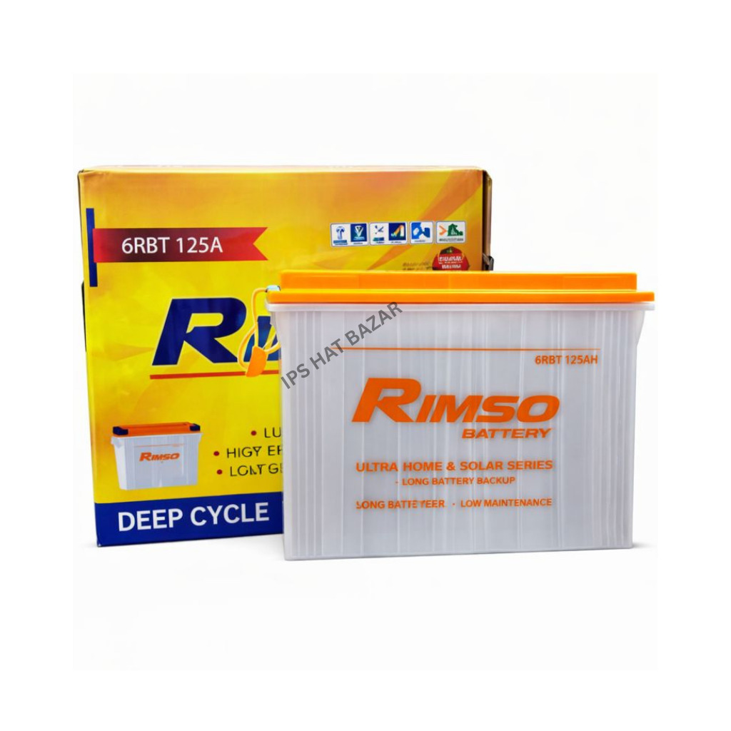 Rimso 6 RBT 125Ah Tubular Battery – Special Features